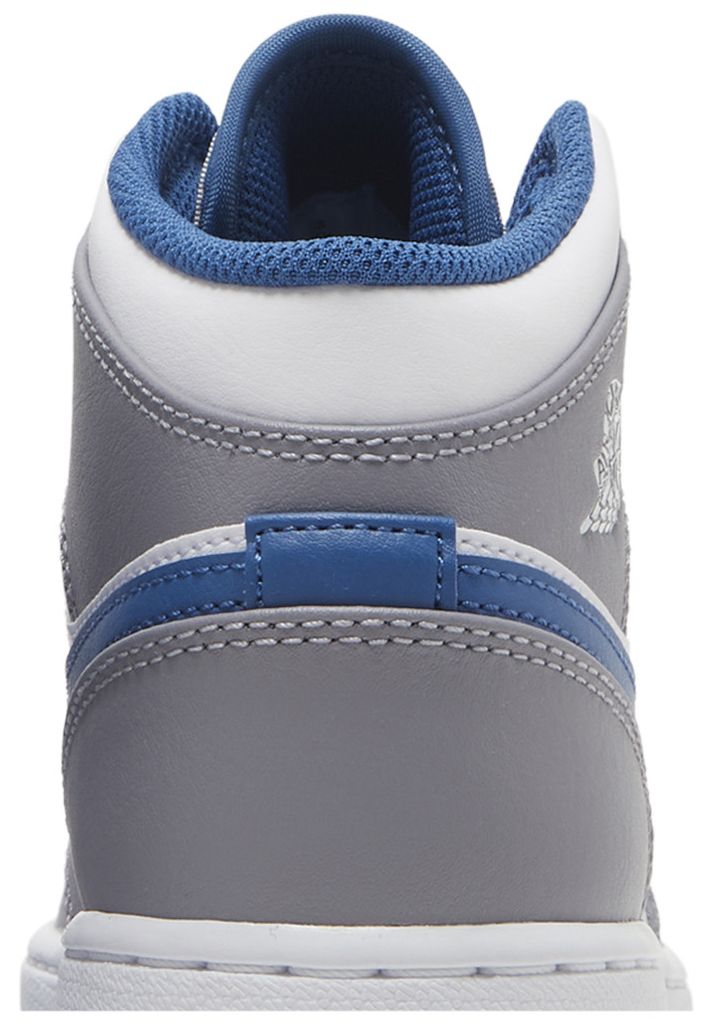 Air Jordan 1 Mid GS Cement True Blue