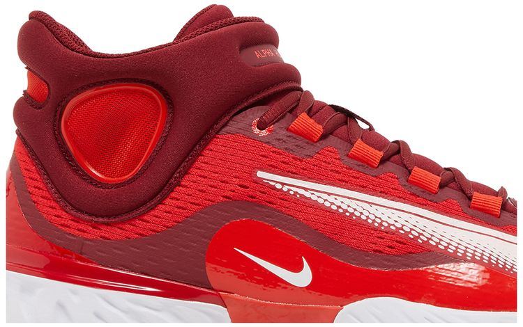 Alpha Huarache Elite 4 Mid University Red White