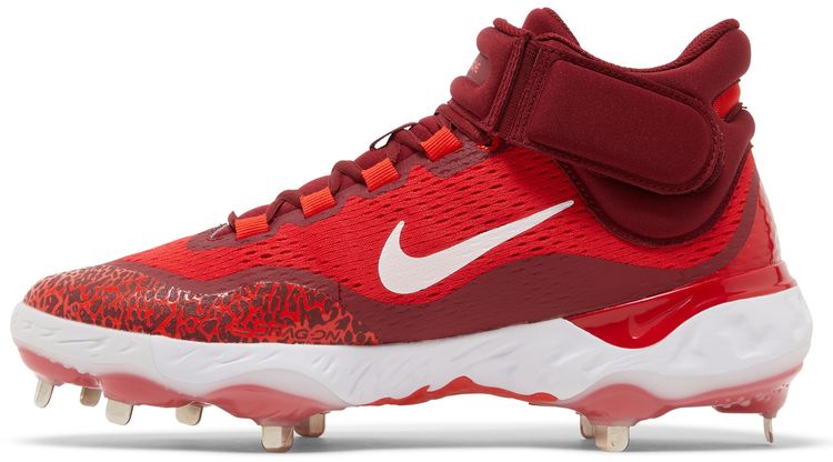 Alpha Huarache Elite 4 Mid University Red White