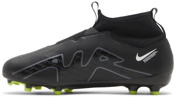 Nike Zoom Mercurial Superfly 9 Academy FG MG GS Black Dark Smoke Grey