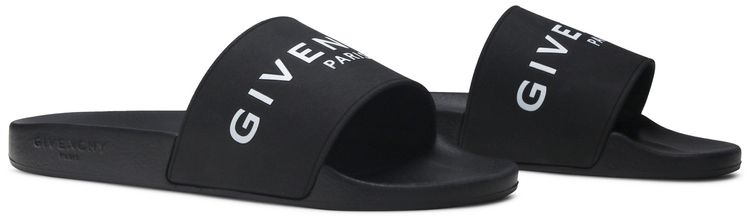 Givenchy Logo Slide Black