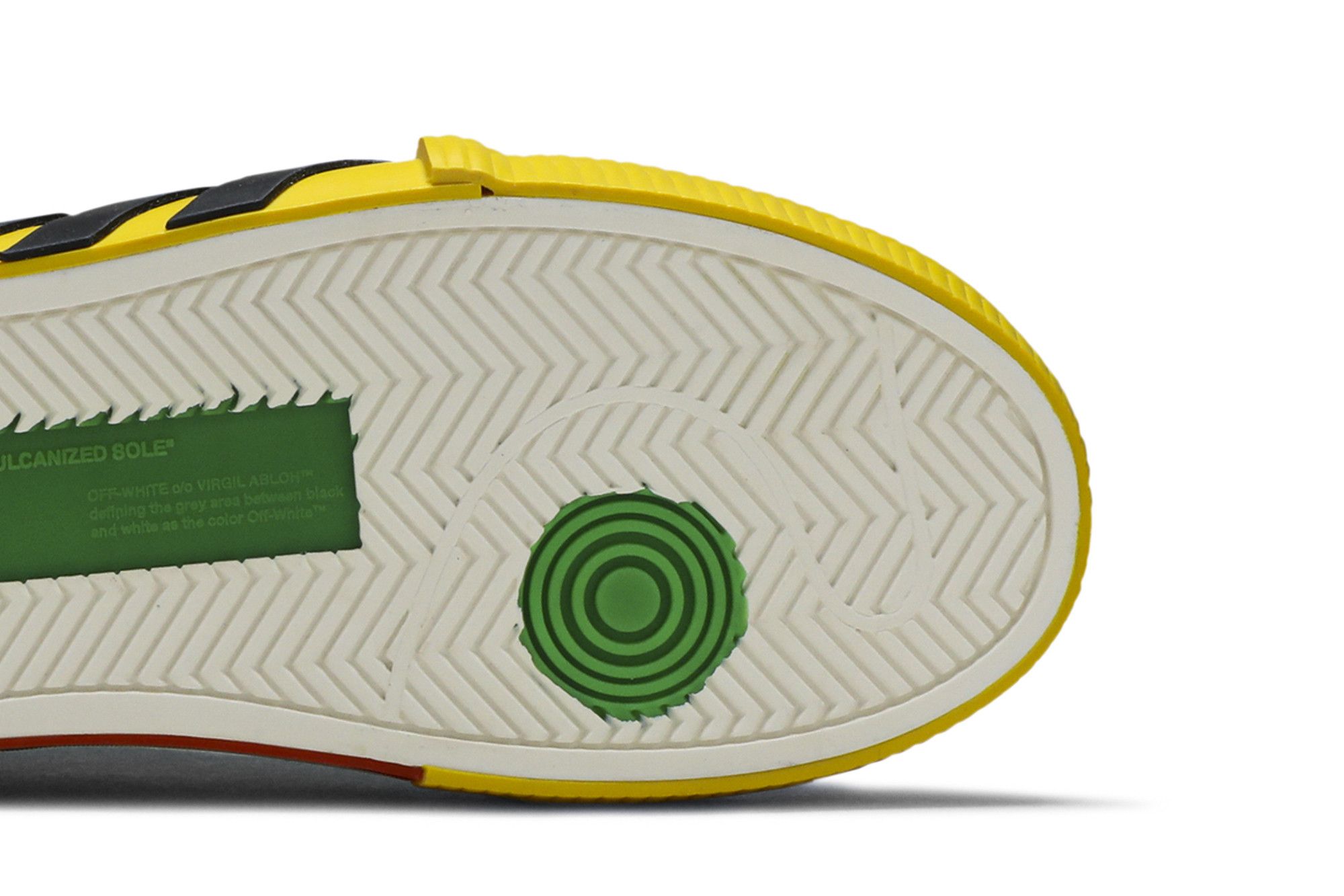 Buy Off-White Vulc Sneaker 'Yellow Red' - OMIA085R20D33050