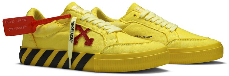 Off White Vulc Sneaker Yellow Red