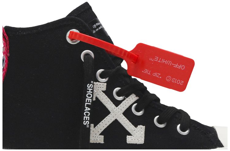 Off White Vulc Sneaker Mid Black White