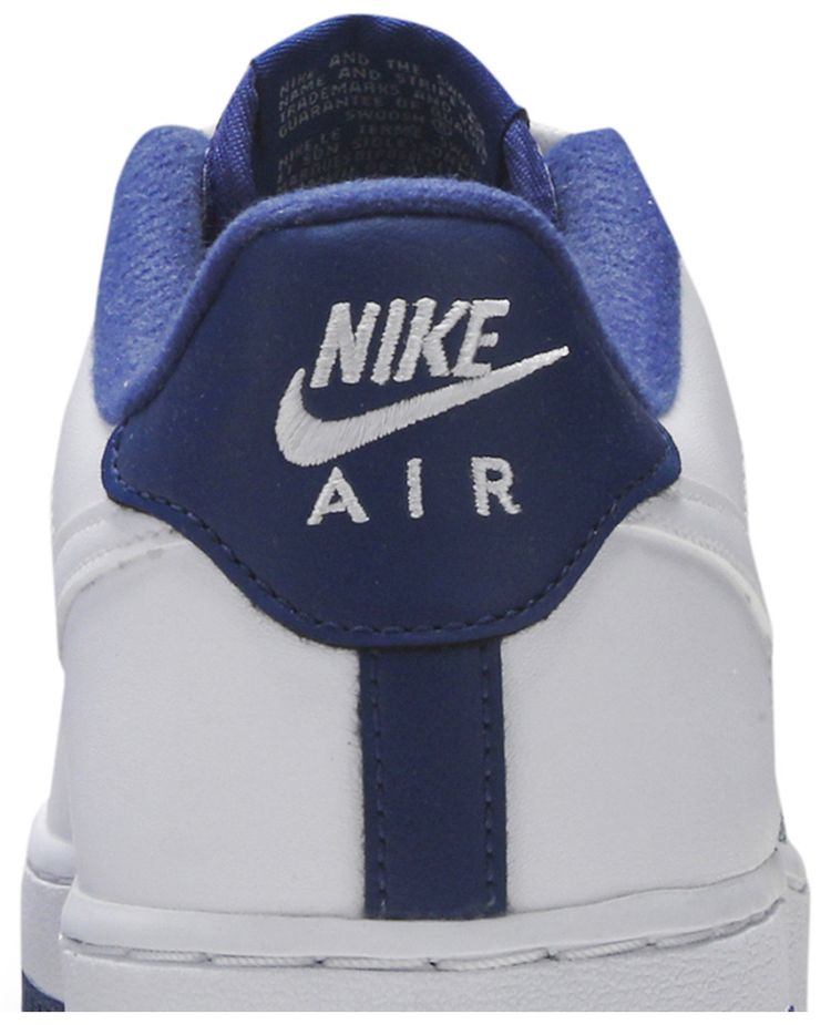 Nike Air Force 1 GS White Deep Royal Blue