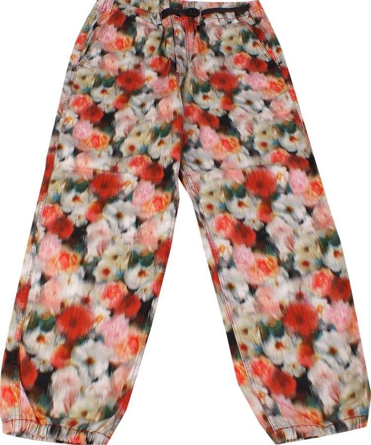 Supreme Liberty Floral Belted Pant 'Red'