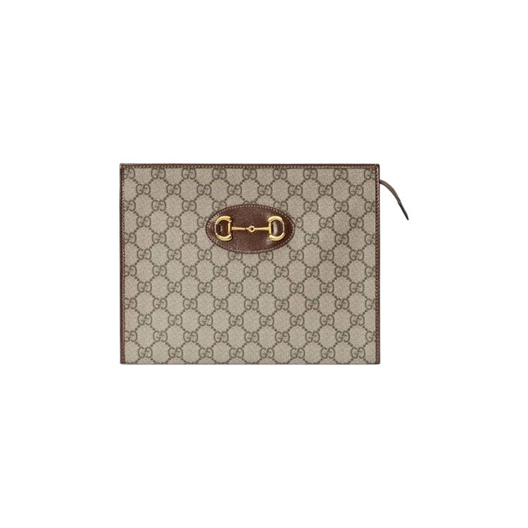 Gucci Horsebit 1955 Pouch Beige