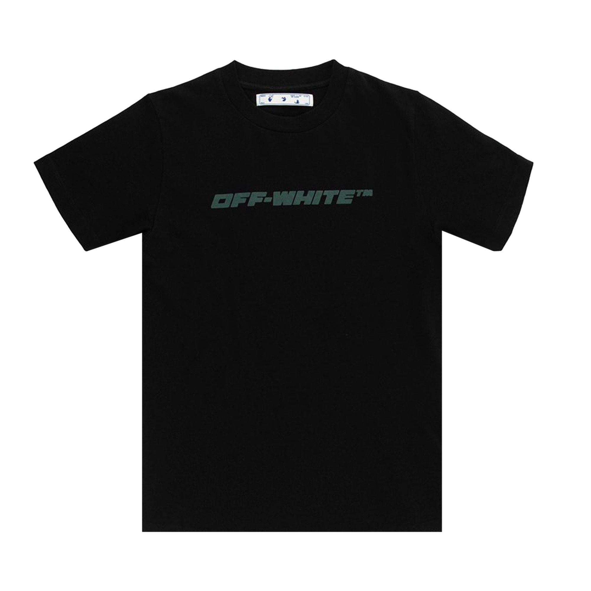 Buy Off White Trellis Worker Short Sleeve Slim Tee Black Green