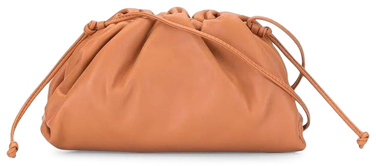 Bottega Veneta The Shoulder Pouch Bag ClayGold