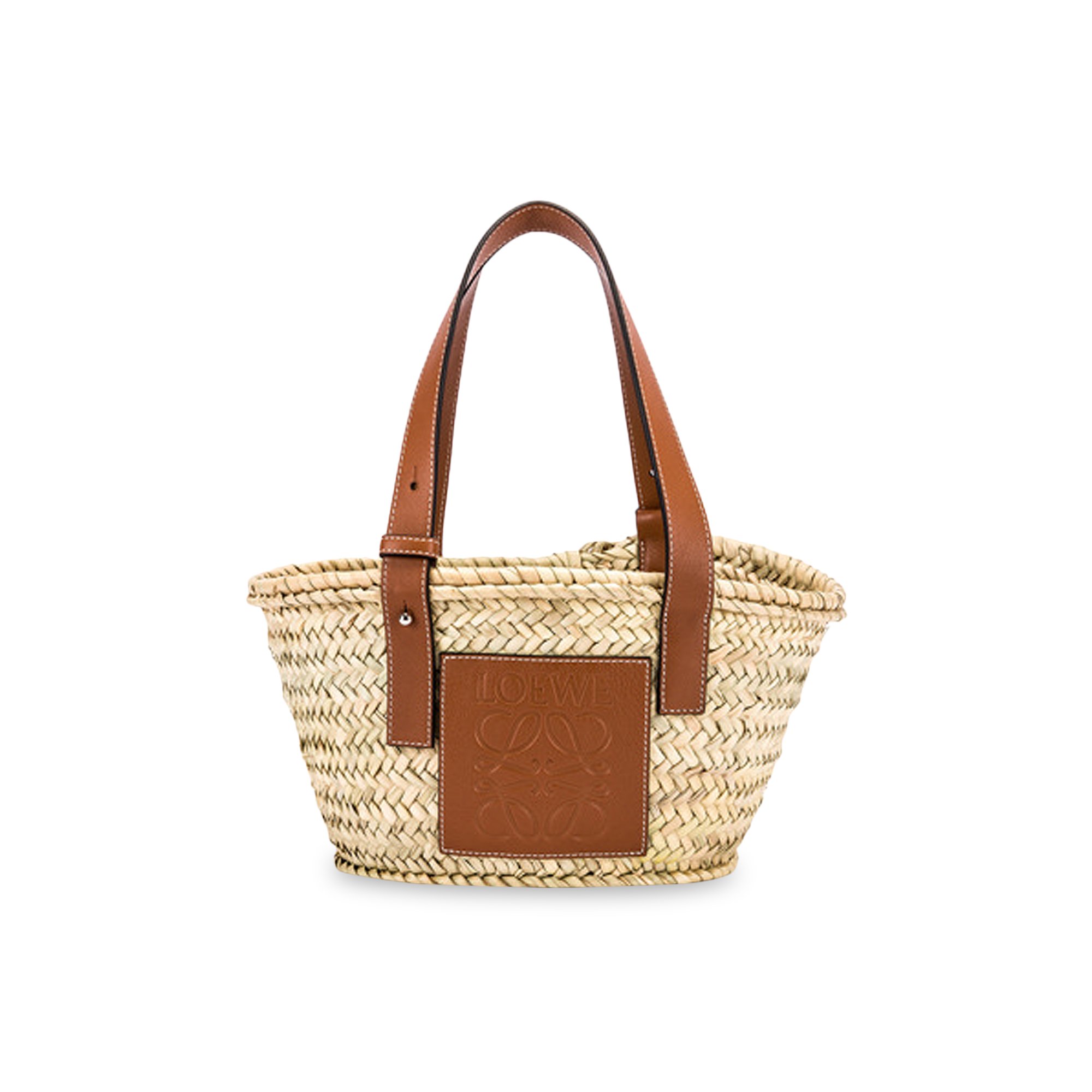 Buy Loewe Small Basket Bag 'Natural/Tan' - 327 02 S93 2435 | GOAT