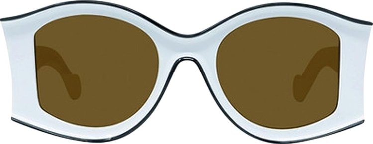 Loewe Paula's Ibiza Sunglasses 'Shiny White'