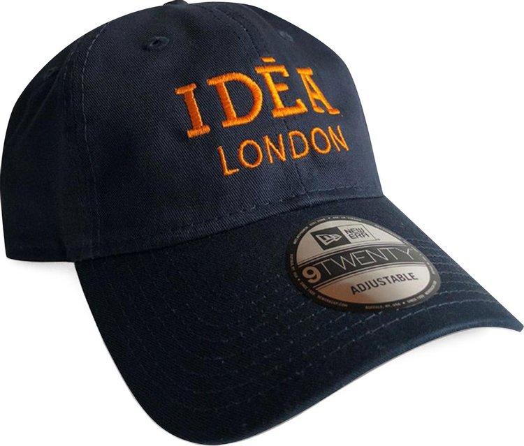 IDEA London Baseball Cap 'Navy Orange'