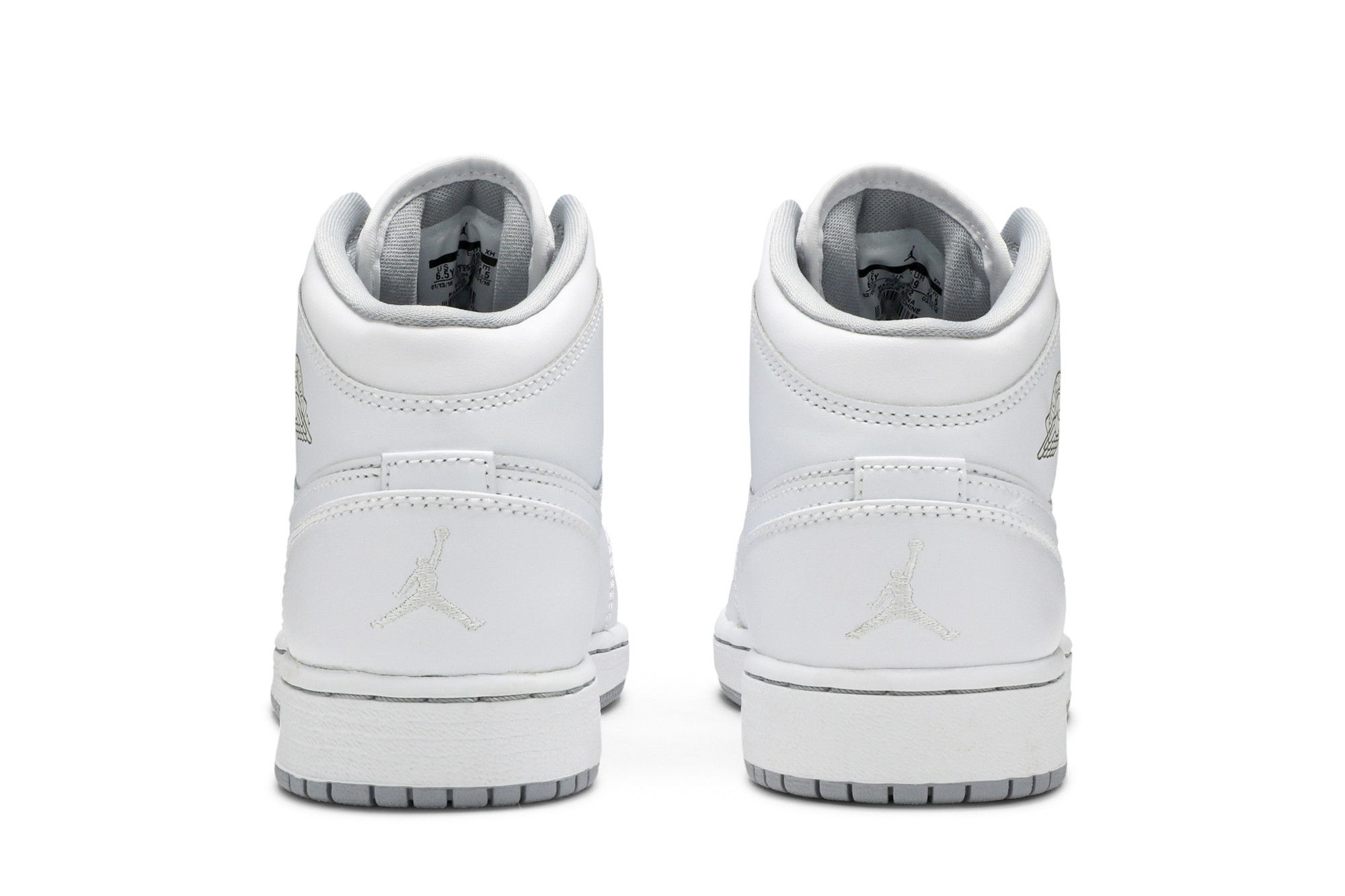 Jordan 1 mid white wolf grey top