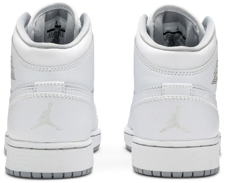 Air Jordan 1 Retro Mid GS White Wolf Grey