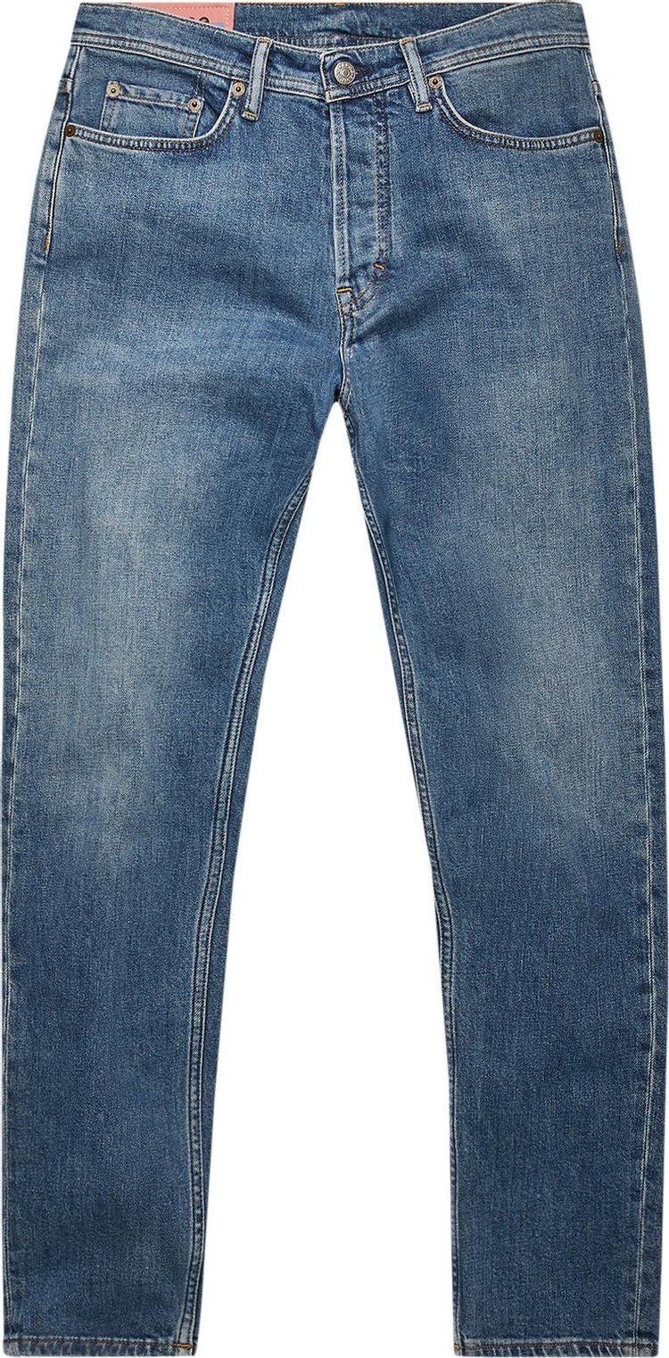 Acne Studios Low-Rise Slim Jeans 'Mid Blue'