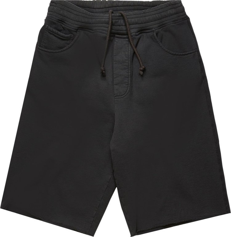 Acne Studios Logo Print Jersey Shorts 'Black'