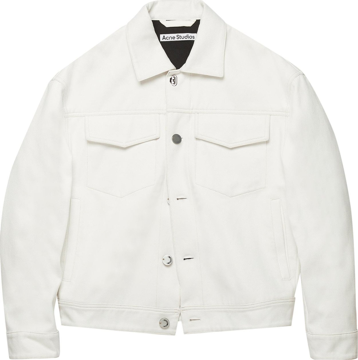 Buy Acne Studios Cotton Twill Jacket 'Off White' - B90471 GOAT OFF | GOAT