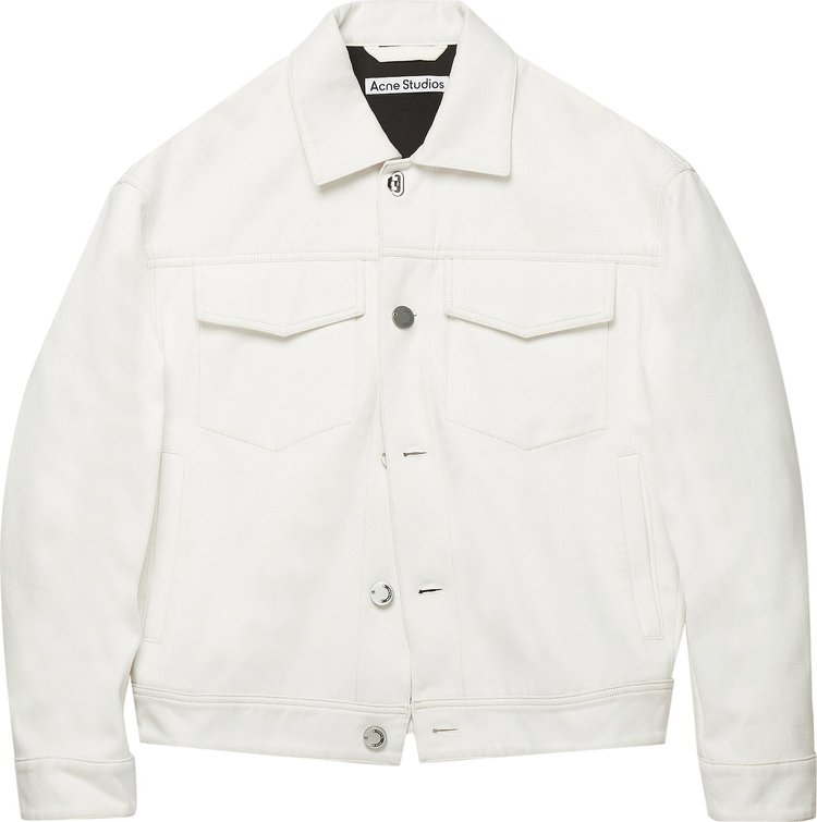 Acne Studios Cotton Twill Jacket 'Off White'