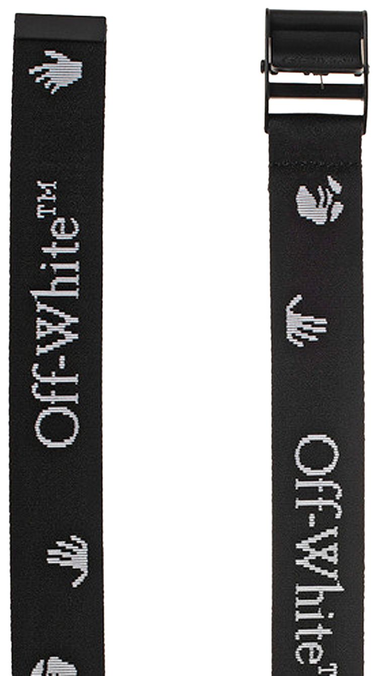 Off White New Logo Classic Industrial Belt Black