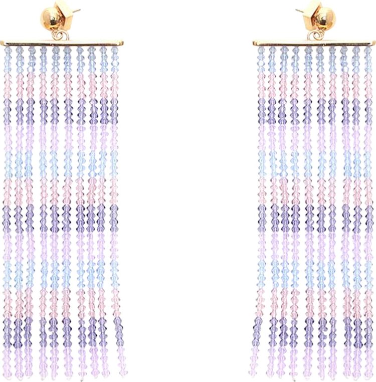 Jacquemus Les Rideaux Earrings Lavender