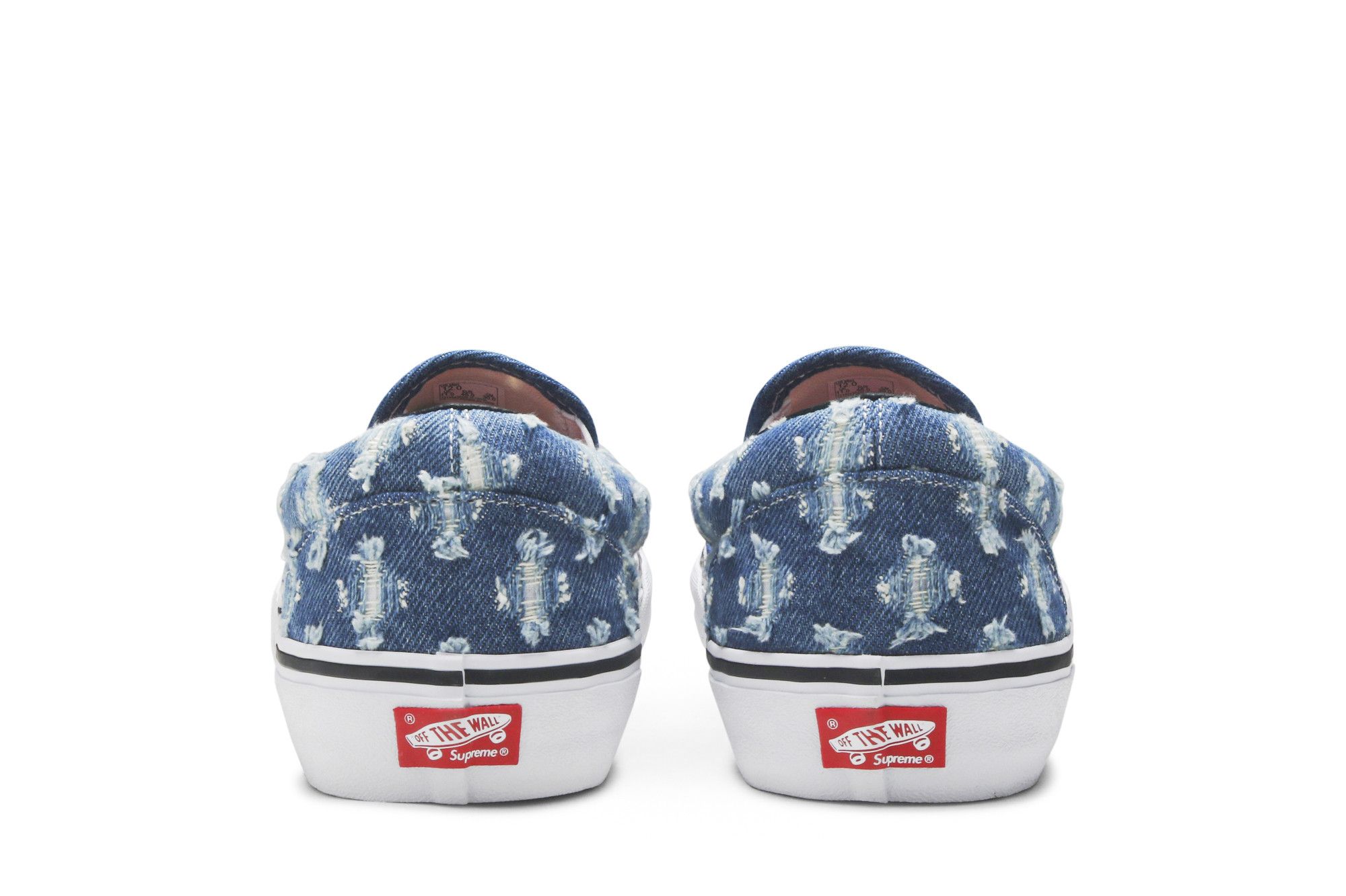 Buy Supreme x Slip-On 'Blue Hole Punch Denim' - VN0A38DD2DD