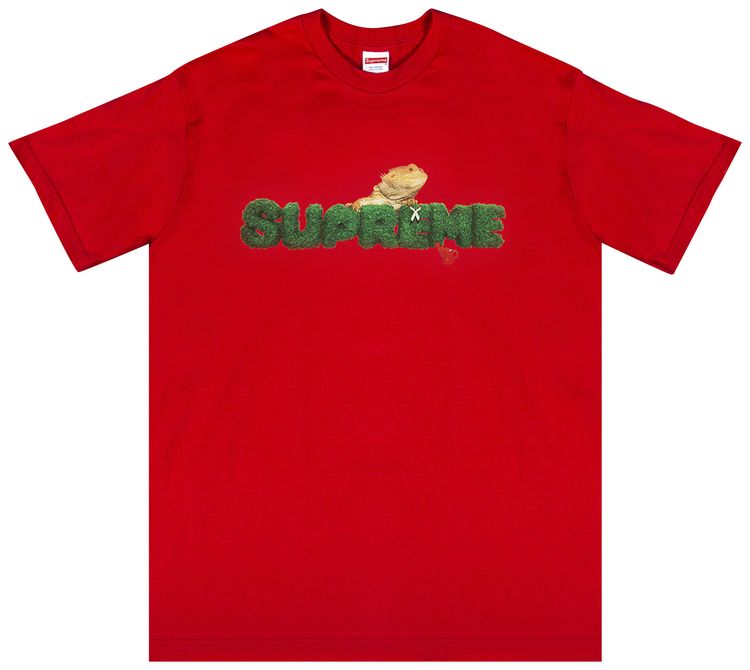 Supreme Lizard Tee Red