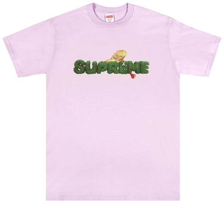 Supreme Lizard Tee Light Purple