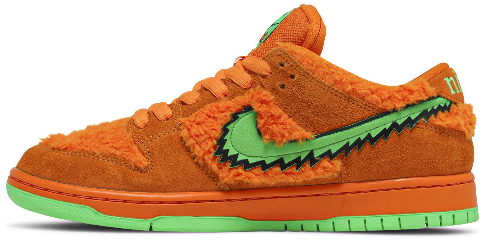 sb dunk low grateful dead bears orange