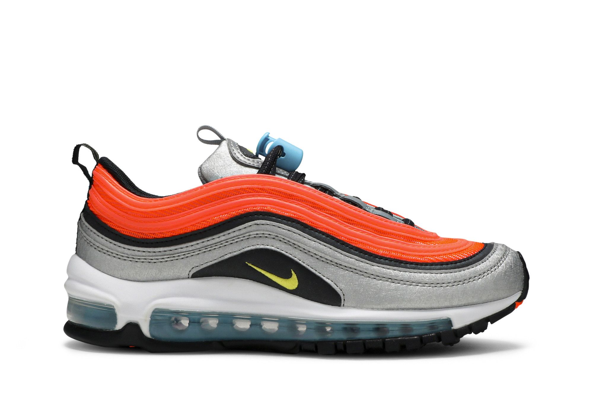 Air max 97 silver sales orange