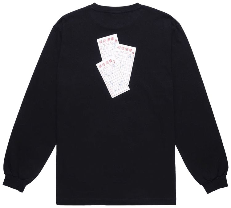 CLOT Stamp Long Sleeve Tee Black