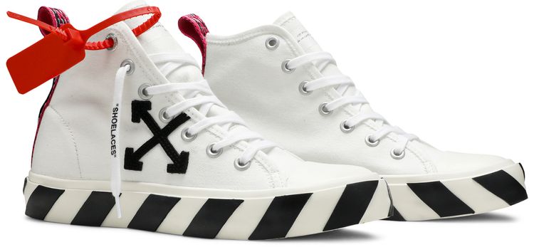 Off White Vulc Sneaker Mid White Black