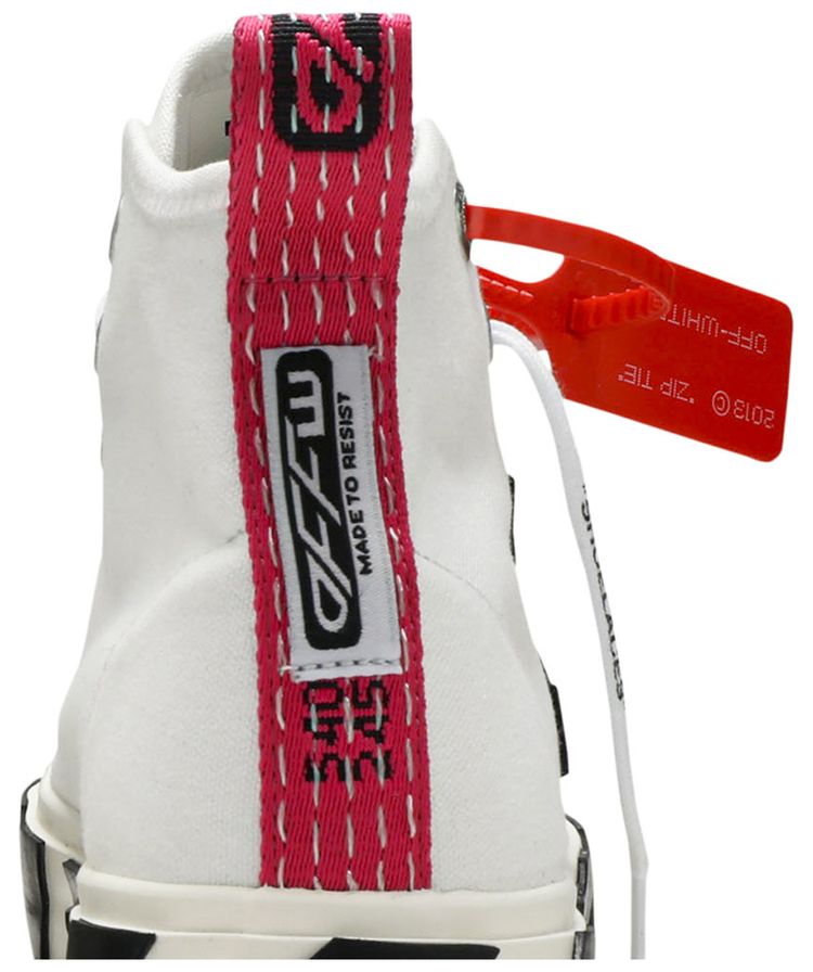 Off White Vulc Sneaker Mid White Black