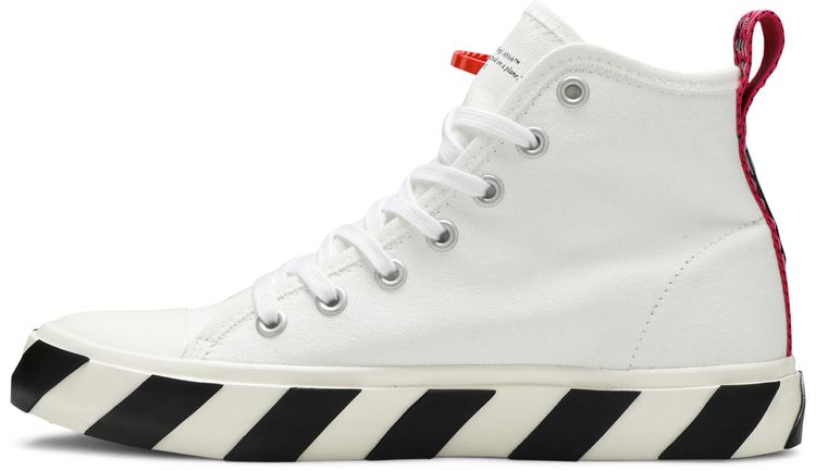 Off White Vulc Sneaker Mid White Black