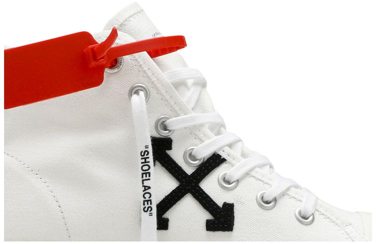 Off White Vulc Sneaker Mid White Black