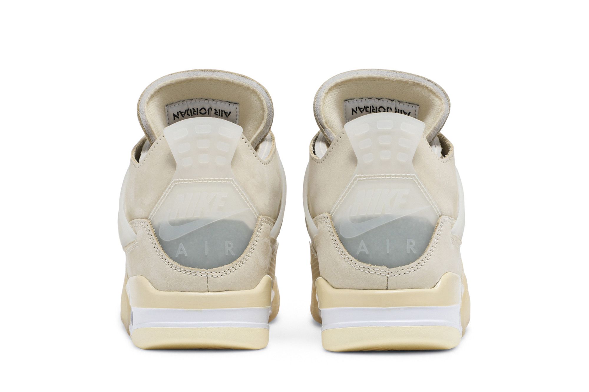Size 10.5 Off White x Wmns Air Jordan 4 Retro SP Sail