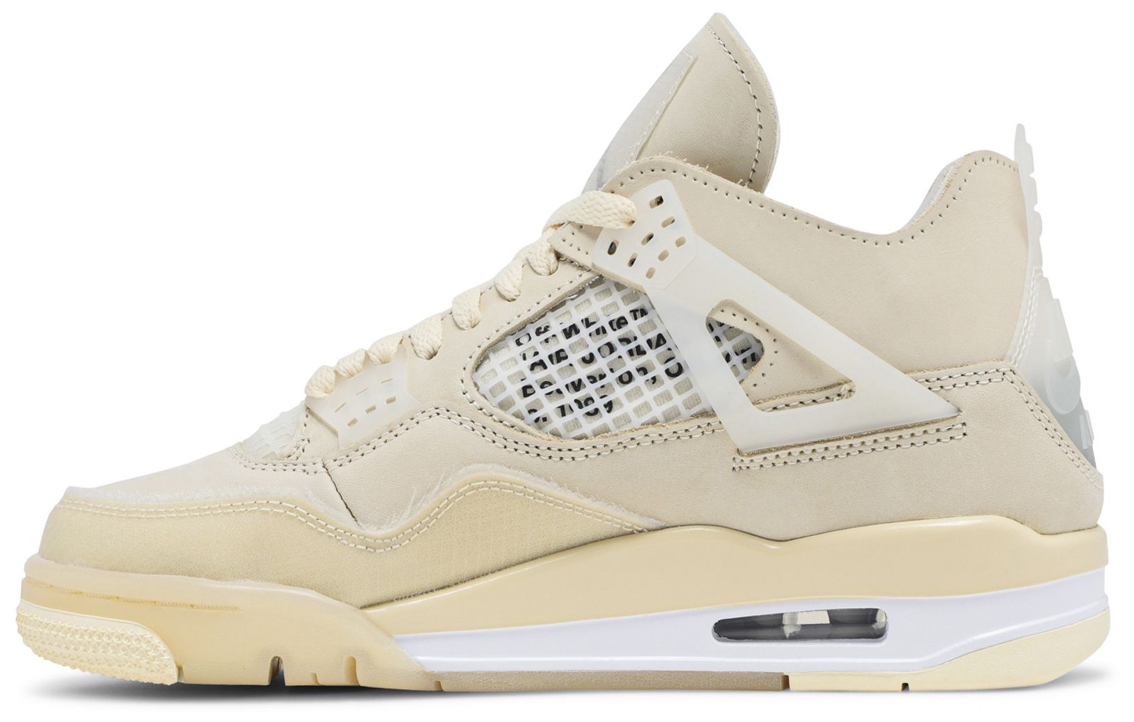 authentic jordan 4 sp x off white sail