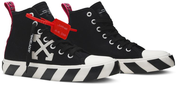 Off White Vulc Sneaker Mid Black White