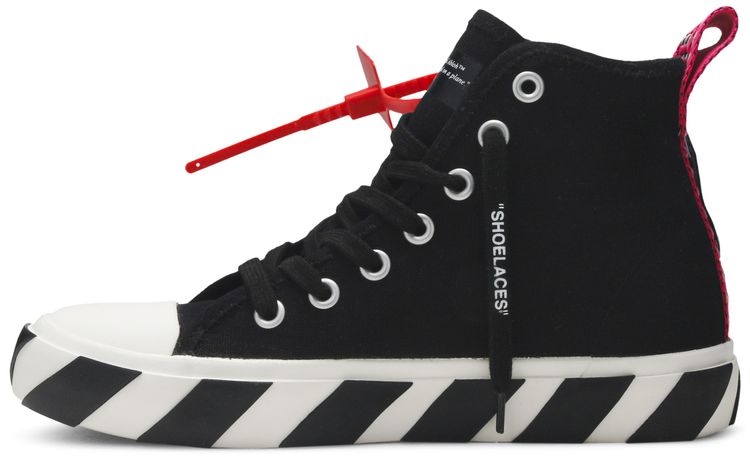 Off White Vulc Sneaker Mid Black White