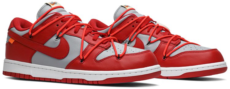 Off White x Dunk Low University Red