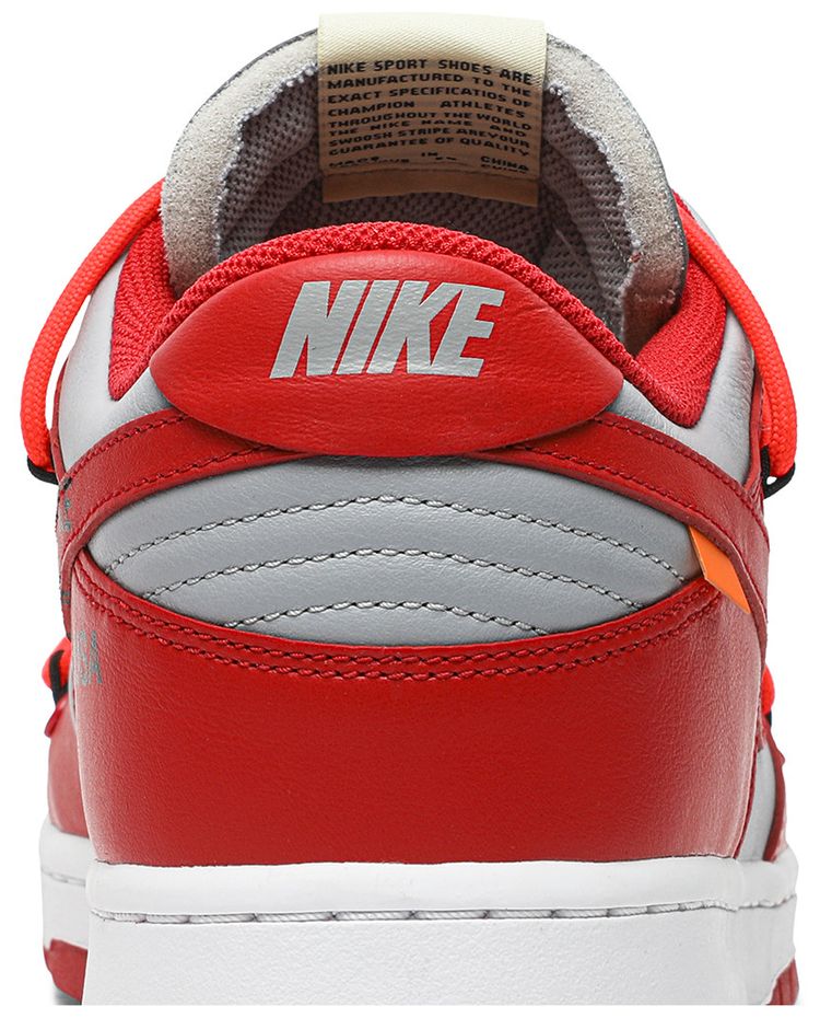 Off White x Dunk Low University Red