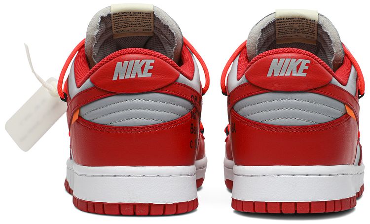 Off White x Dunk Low University Red