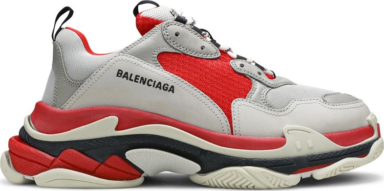 Buy Balenciaga Triple S Sneaker 'Grey Red' - 536737 W09OH 6495 | GOAT