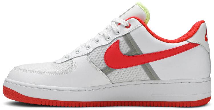 Nike Air Force 1 Low Transparent White Crimson