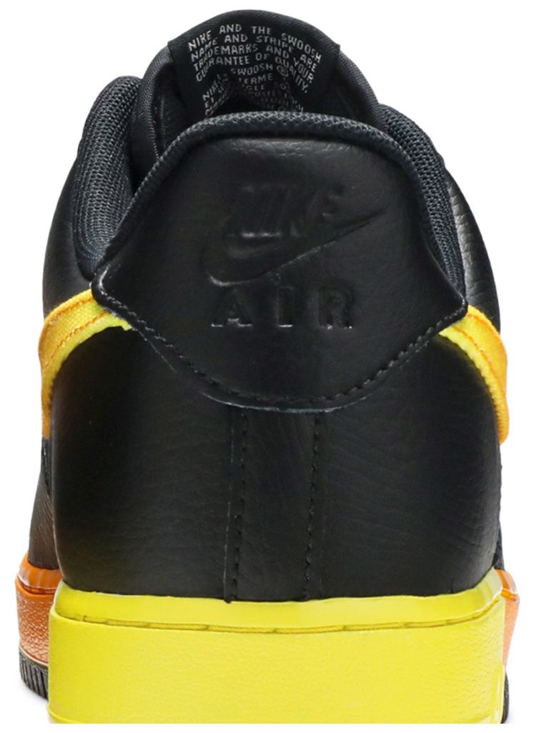 Nike Air Force 1 Low 07 LV8 Black Orange Peel