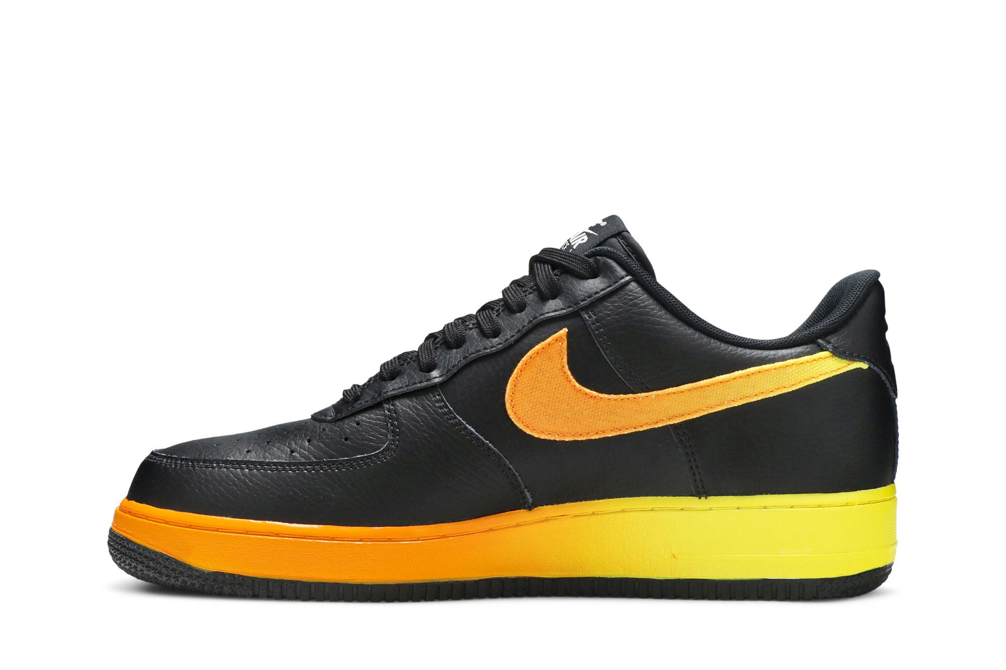 Achetez des Air Force 1 Low 07 LV8 Black Orange Peel CJ0524 001 GOAT FR