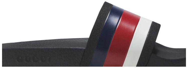 Gucci Pursuit 72 Slide Blue White Stripe