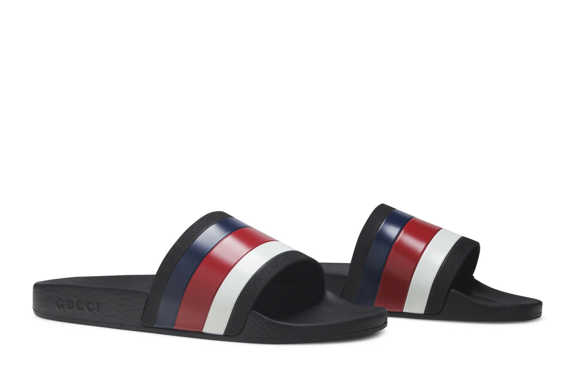 Gucci slides red white blue on sale