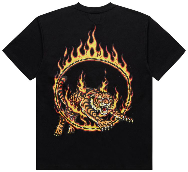 Market Man Eater T Shirt Black