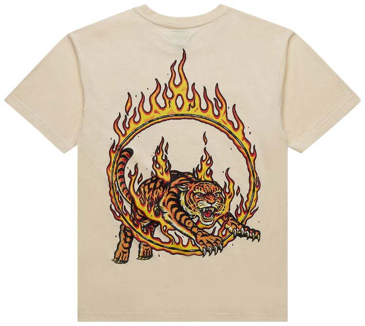 Market Man Eater T Shirt Cream