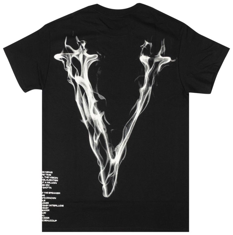 Vlone x Pop Smoke Faith T Shirt Black
